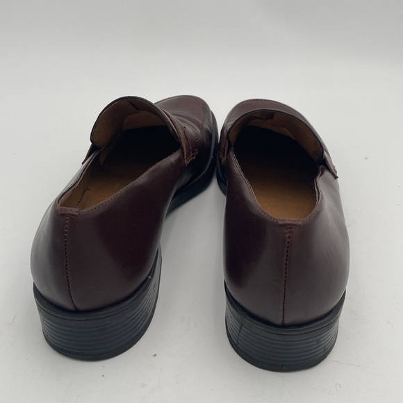 Vintage Naturalizer Brown women Loafers moccasin shoe 11M leather Y2K casual - Picture 4 of 13